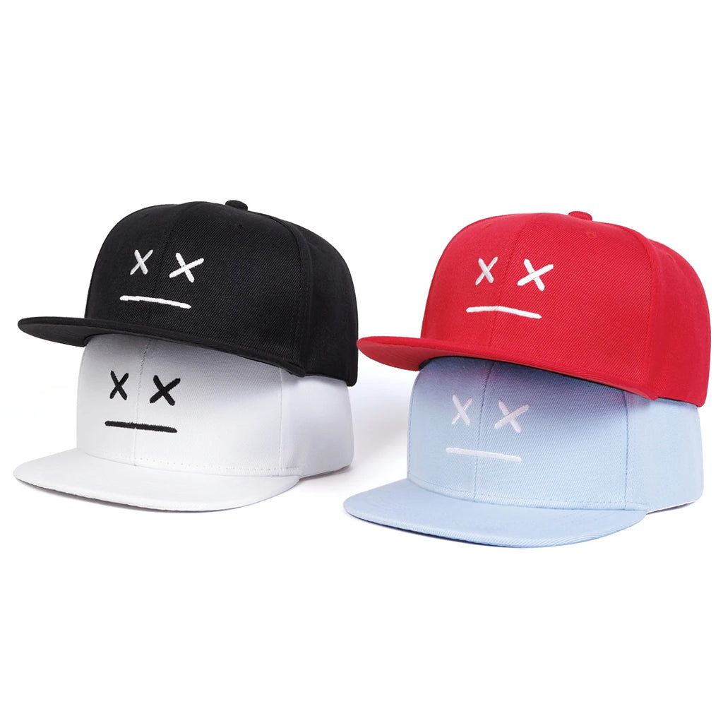 XX Smiley Face – Broderad Hip Hop-keps