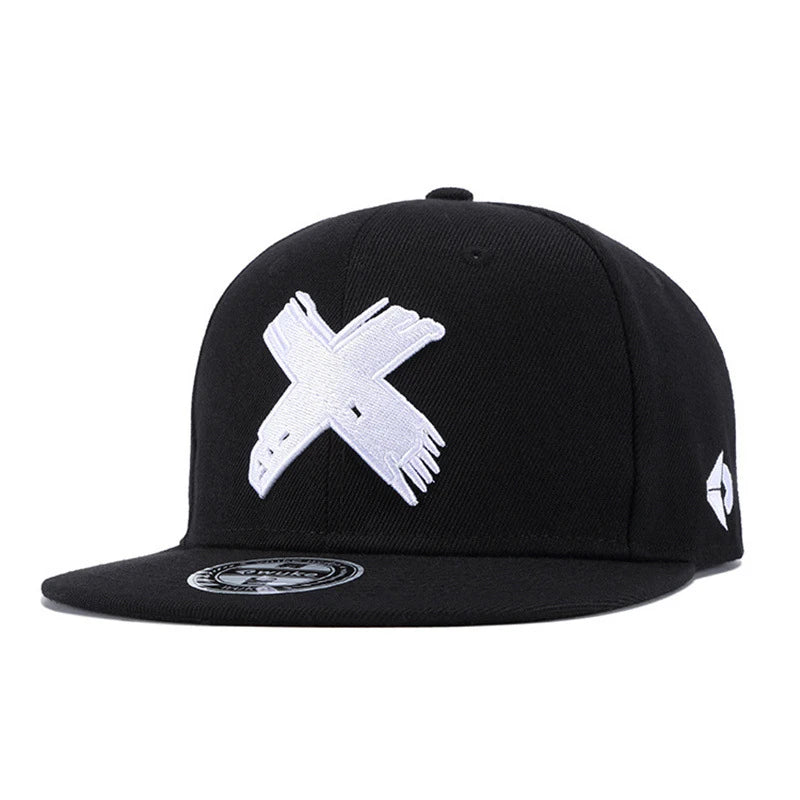 X – 3D-broderad Hip Hop-keps