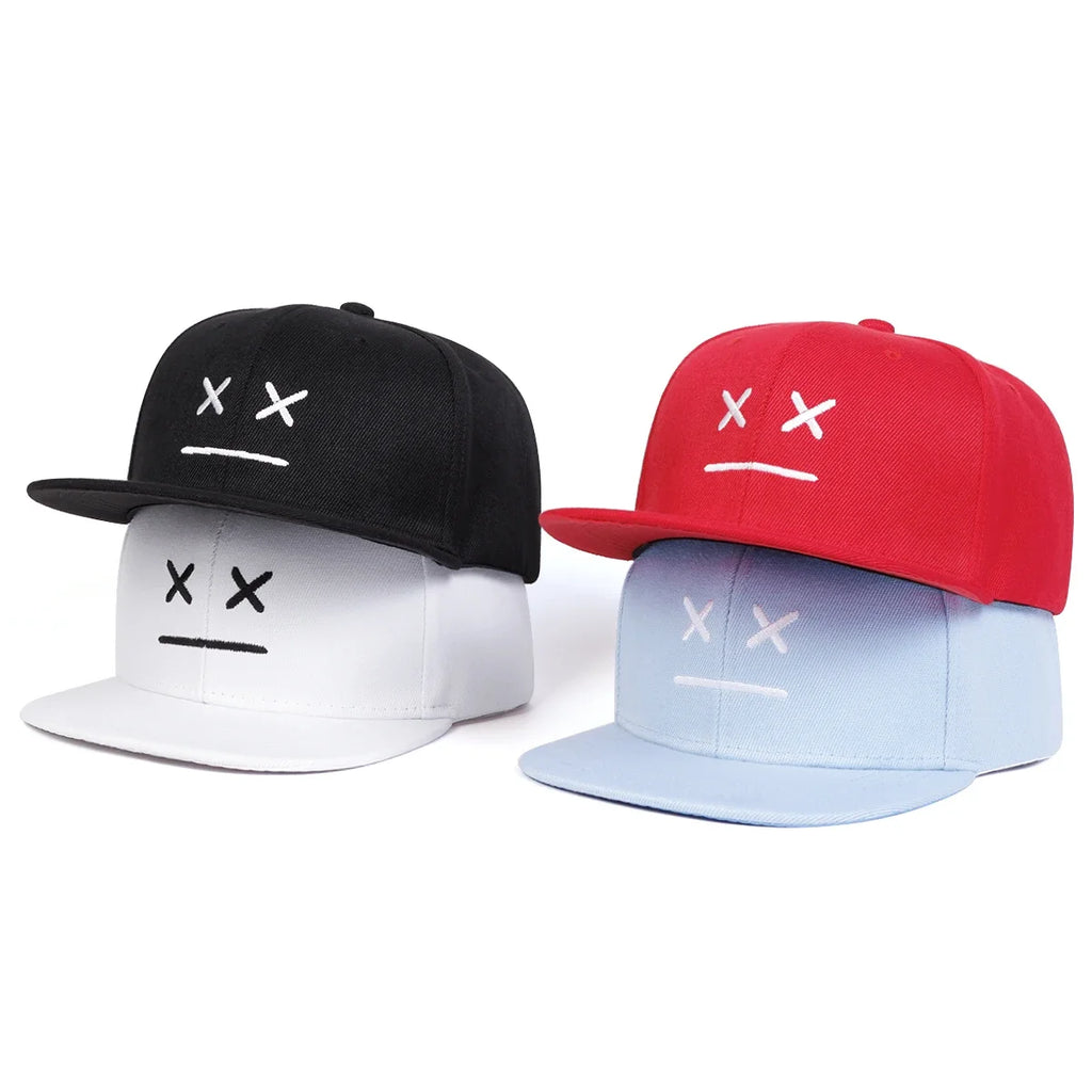 XX Smiley Face – Broderad Hip Hop-keps