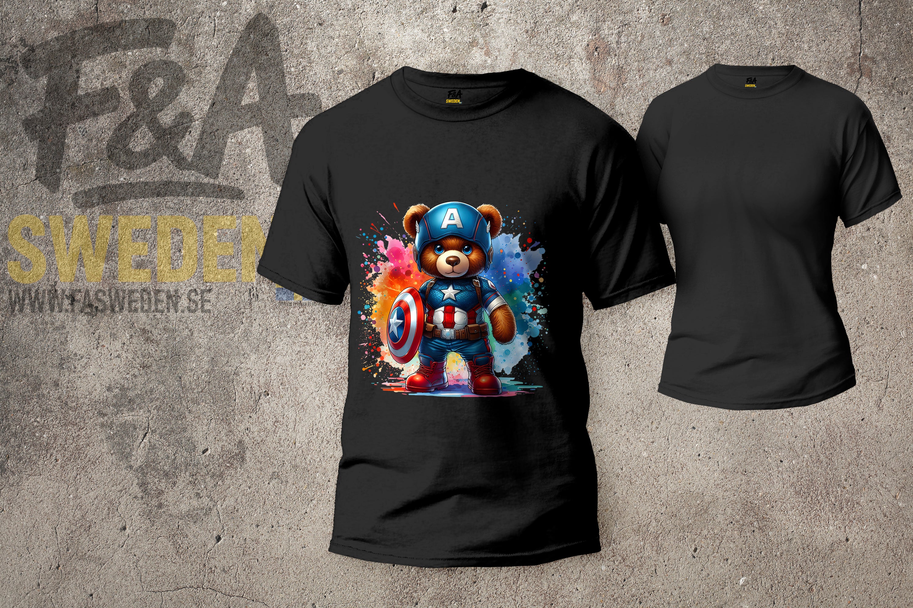 🐻 Coola Björnar – Direkt på Din T-shirt!