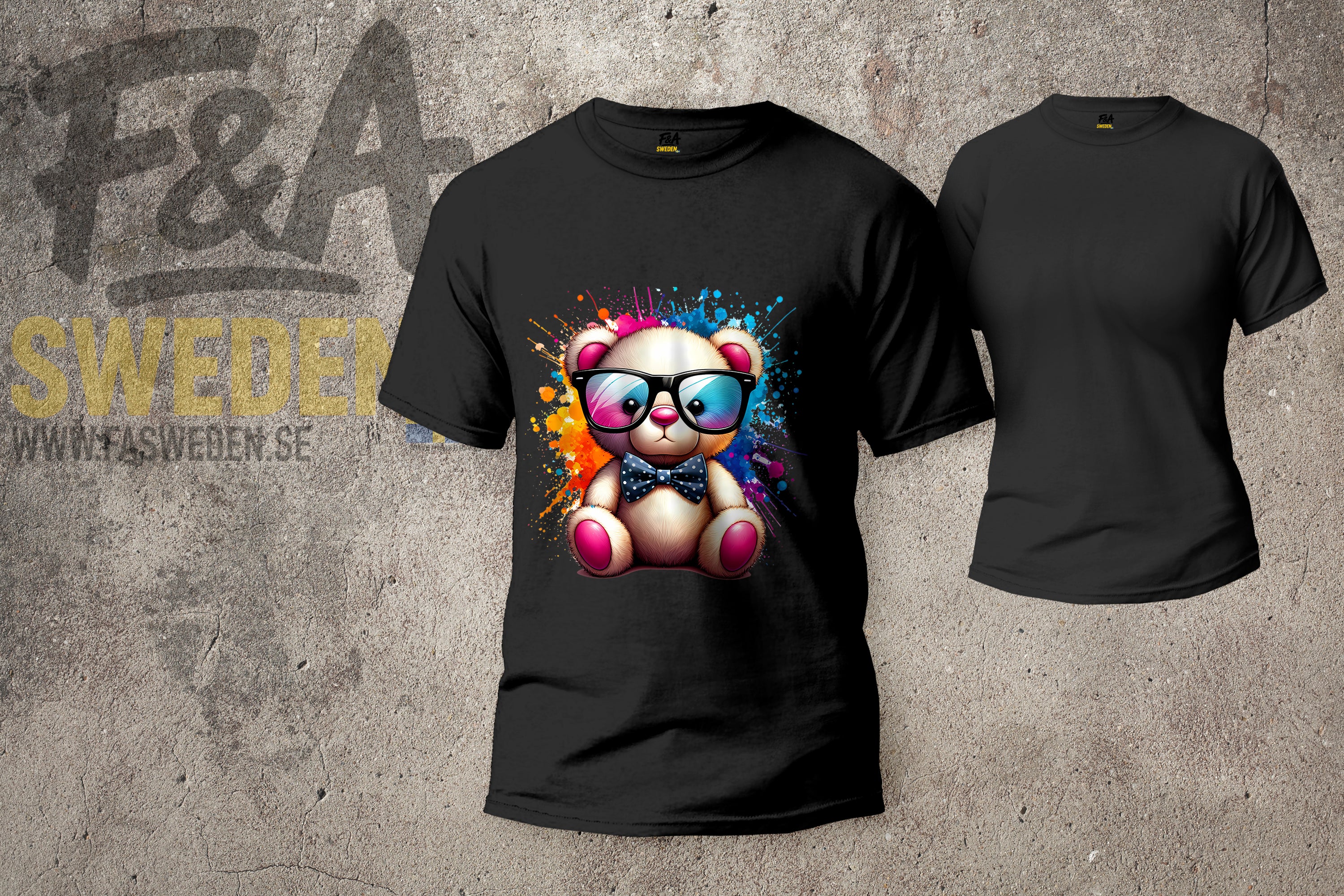 🐻 Coola Björnar – Direkt på Din T-shirt!