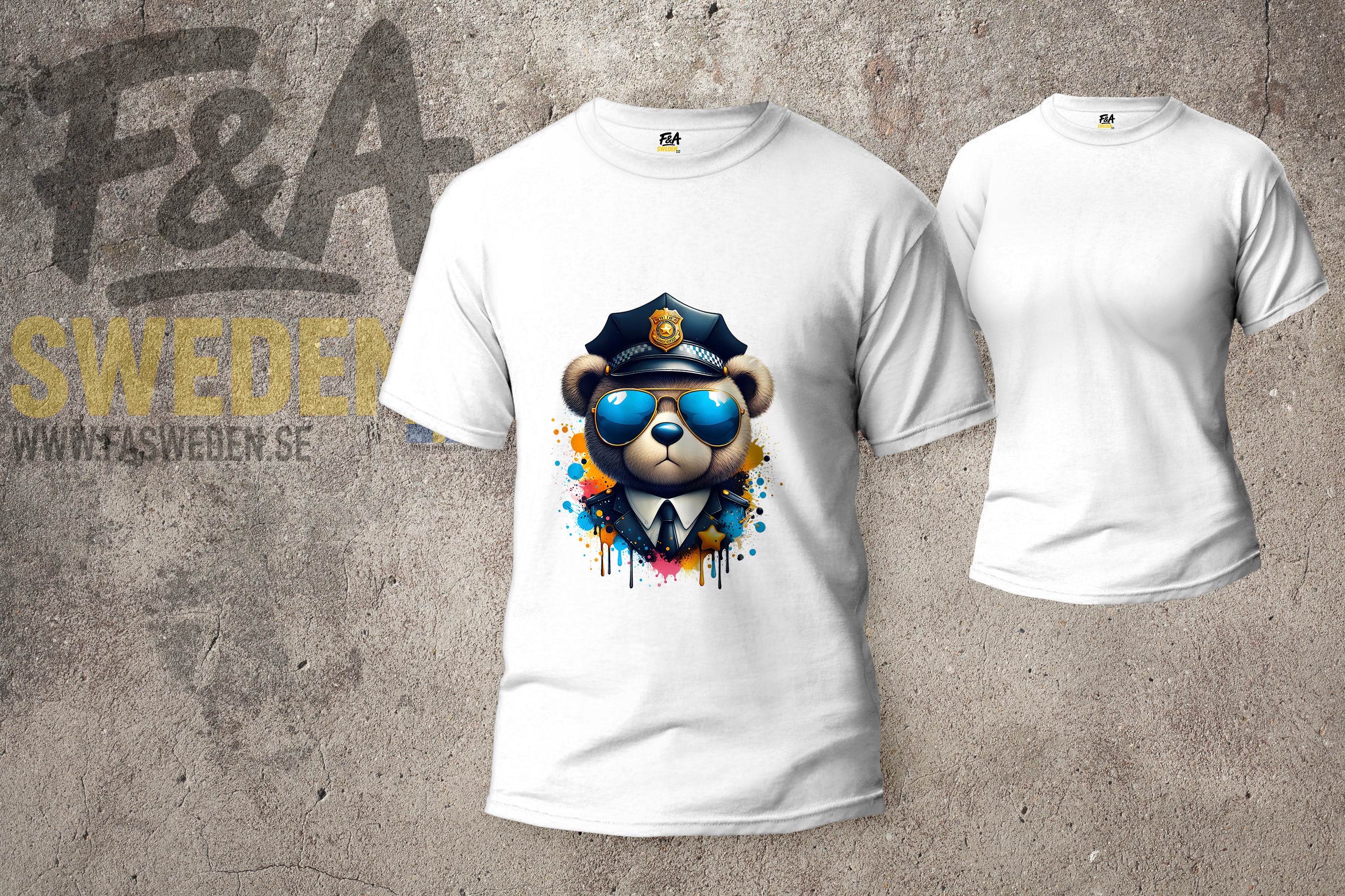 🐻 Coola Björnar – Direkt på Din T-shirt!