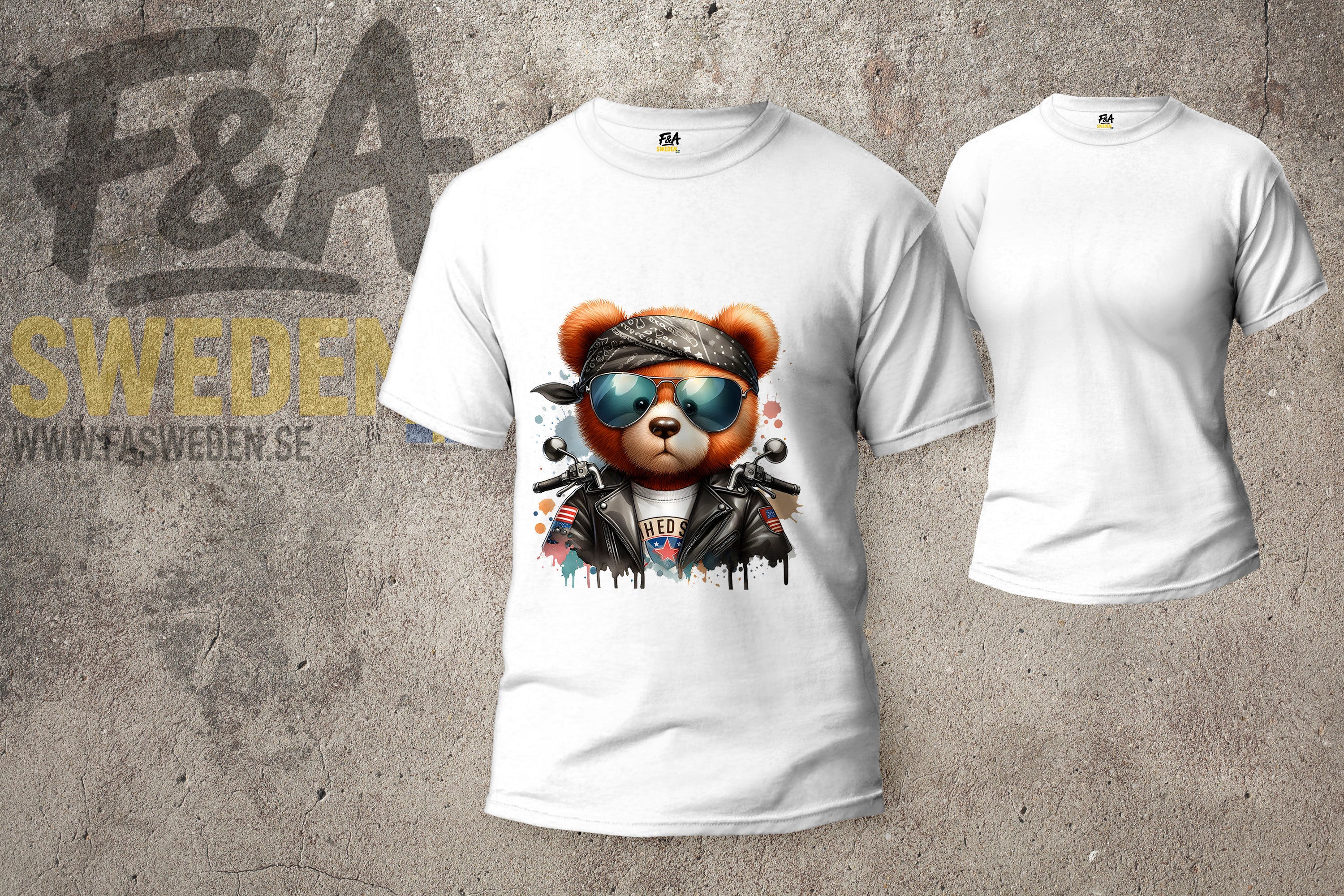 🐻 Coola Björnar – Direkt på Din T-shirt!
